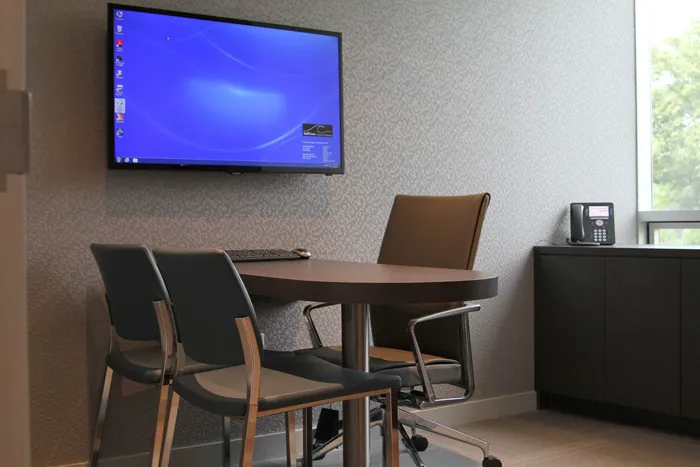 Westchester Oral & Maxillofacial Surgery & Implantology monitor table with chair 